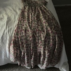 beautiful floral dress…selling because it’s not my style at all…impulsive buy